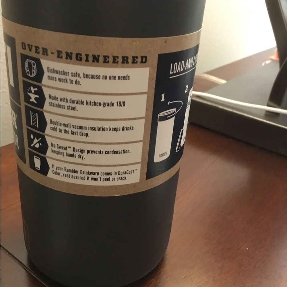 YETI Rambler 16 oz. Colster Tall Can Insulator for Tallboys & 16 oz. Charcoal - Picture 4 of 6